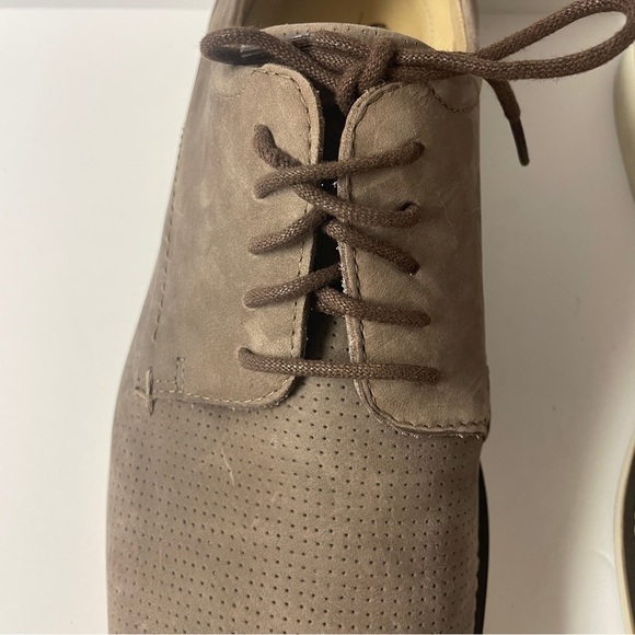 Ecco Tan Suede Lace Up Oxford Loafers Euro 44 (Size 11) main image 14
